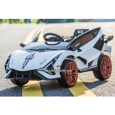 Детский электромобиль M 4637 EBLR-1 Lamborghini, кожаное сиденье , белый фото 33