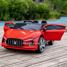 Детский электромобиль M 4798 EBLR-3, Maserati, кожаное сиденье , красный фото 44