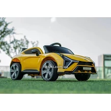 Детский электромобиль M 4799 EBLR-6 Lamborghini, мягкое сиденье , желтый фото 44
