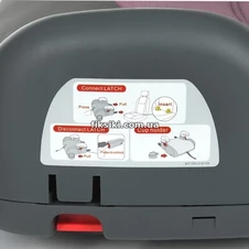 Бустер ME 1144 RORO Isofix Royal Violet El Camino, лен фото 44