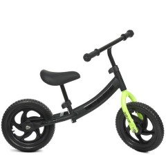 Кликните для увеличения изображения Купить Беговел детский PROFI KIDS 12д. M 5457-8, EVA колеса, черно-салатовый