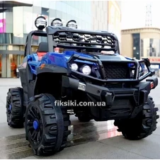 Детский электромобиль M 4620 EBLR-4 джип, мягкое сиденье , синий фото 11