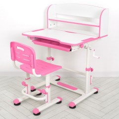 Купить Детская парта M 4819-8, со стульчиком, розовая
