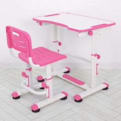 Купить Детская парта M 4820-8 со стульчиком, розовая