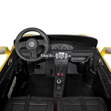 Детский электромобиль M 4055 ALS-7, Porsche, двухместный , оранжевый фото 66