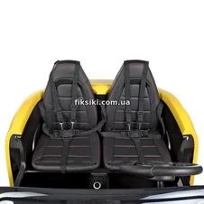 Детский электромобиль M 4055 ALS-7, Porsche, двухместный , оранжевый фото 77