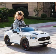 Детский электромобиль M 4789 EBLR-1 Ford Mustang, кожаное сиденье , белый фото 66