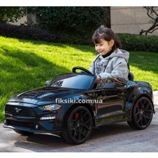Детский электромобиль M 4789 EBLR-2 Ford Mustang, кожаное сиденье , черный фото 11