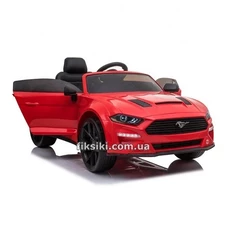 Детский электромобиль M 4789 EBLR-3 Ford Mustang, кожаное сиденье , красный фото 66