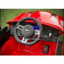 Детский электромобиль M 4789 EBLR-3 Ford Mustang, кожаное сиденье , красный фото 77