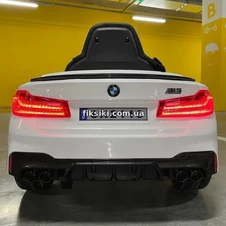 Детский электромобиль M 4791 EBLR-1, BMW M5, мягкое сиденье , белый фото 33