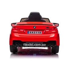 Детский электромобиль M 4791 EBLR-3, BMW M5, мягкое сиденье , красный фото 33