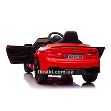 Детский электромобиль M 4791 EBLR-3, BMW M5, мягкое сиденье , красный фото 44