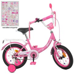 Купить Велосипед детский PROF1 14д. Y1411 Princess, розовый