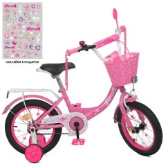 Купить Велосипед детский PROF1 12д. Y1211-1 Princess, с корзинкой
