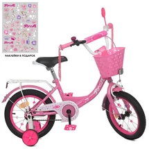 Велосипед детский PROF1 12д. Y1211-1 Princess, с корзинкой