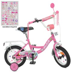 Купить Велосипед детский PROF1 12д. Y12301N Blossom, розовый
