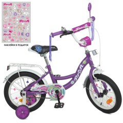 Купить Велосипед детский PROF1 14д. Y14303N Blossom, сиреневый
