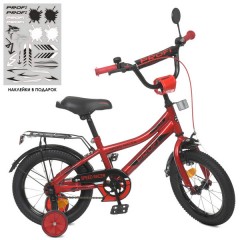 Купить Велосипед детский PROF1 14д. Y14311 Speed racer, красный