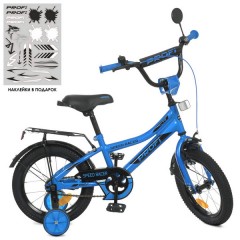 Купить Велосипед детский PROF1 14д. Y14313 Speed racer, синий