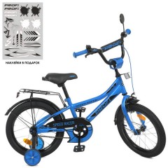 Купить Велосипед детский PROF1 16д. Y16313, Speed racer, синий