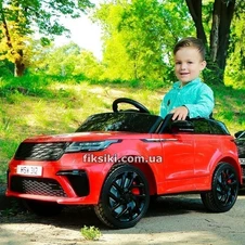Детский электромобиль M 4841 EBLR-3 Land Rover, мягкое сиденье , красный фото 33