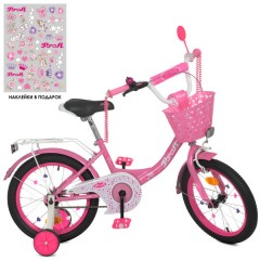 Купить Велосипед детский PROF1 16д. Y1611-1, Princess, с корзинкой