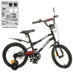 Купить Велосипед детский PROF1 14д. Y14252 Urban, черный матовый