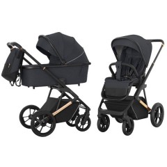 Кликните для увеличения изображения Купить Коляска универсальная CARRELLO Sigma CRL-6509 (2in1) Midnight Grey
