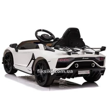 Детский электромобиль M 4787 EBLR-1 Lamborghini, кожаное сиденье , белая фото 44