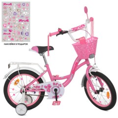 Купить Велосипед детский PROF1 18д. Y1821-1 Butterfly, с корзинкой