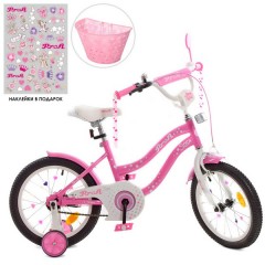 Купить Велосипед детский PROF1 18д. Y1891-1 Star, с корзинкой