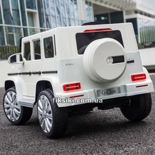 Детский электромобиль JJ 2077 EBLR-1 Mercedes, мягкое сиденье , белый фото 11
