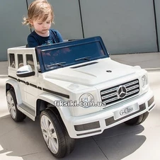 Детский электромобиль JJ 2077 EBLR-1 Mercedes, мягкое сиденье , белый фото 44