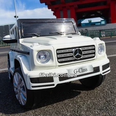 Детский электромобиль JJ 2077 EBLR-1 Mercedes, мягкое сиденье , белый фото 55