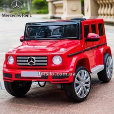 Детский электромобиль JJ 2077 EBLR-3 Mercedes, мягкое сиденье , красный фото 11