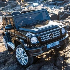 Детский электромобиль JJ 2077 EBLRS-2 Mercedes, автопокраска , черный фото 55