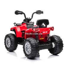 Детский квадроцикл JS 009 EL-3, мягкое сиденье , красный фото 11