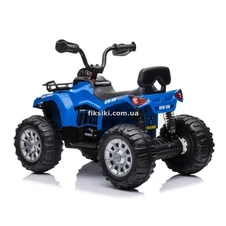 Детский квадроцикл JS 009 EL-4, мягкое сиденье , синий фото 33