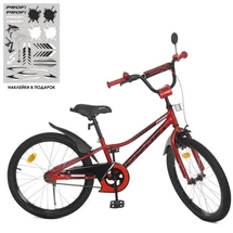 Велосипед детский PROF1 20д. Y20221-1, Prime, красный