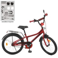 Купить Велосипед детский PROF1 20д. Y20311, Speed racer, красный