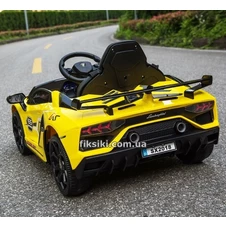 Детский электромобиль M 4787 EBLR-6 Lamborghini, кожаное сиденье фото 11