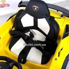 Детский электромобиль M 4787 EBLR-6 Lamborghini, кожаное сиденье фото 44