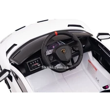 Детский электромобиль M 4788 EBLR-1 (24V) Lamborghini, мягкие колеса , белый фото 13