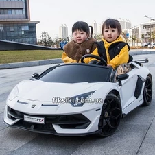 Детский электромобиль M 4788 EBLR-1 (24V) Lamborghini, мягкие колеса , белый фото 33