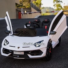 Детский электромобиль M 4788 EBLR-1 (24V) Lamborghini, мягкие колеса , белый фото 88