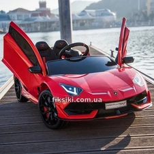 Детский электромобиль M 4788 EBLR-3 (24V) Lamborghini, мягкие колеса , красный фото 33