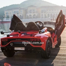 Детский электромобиль M 4788 EBLR-3 (24V) Lamborghini, мягкие колеса , красный фото 44