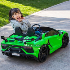 Детский электромобиль M 4788 EBLR-5 (24V) Lamborghini, мягкие колеса , зеленый фото 33