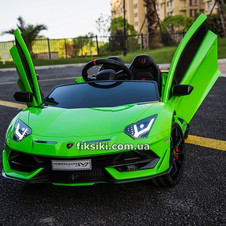 Детский электромобиль M 4788 EBLR-5 (24V) Lamborghini, мягкие колеса , зеленый фото 44